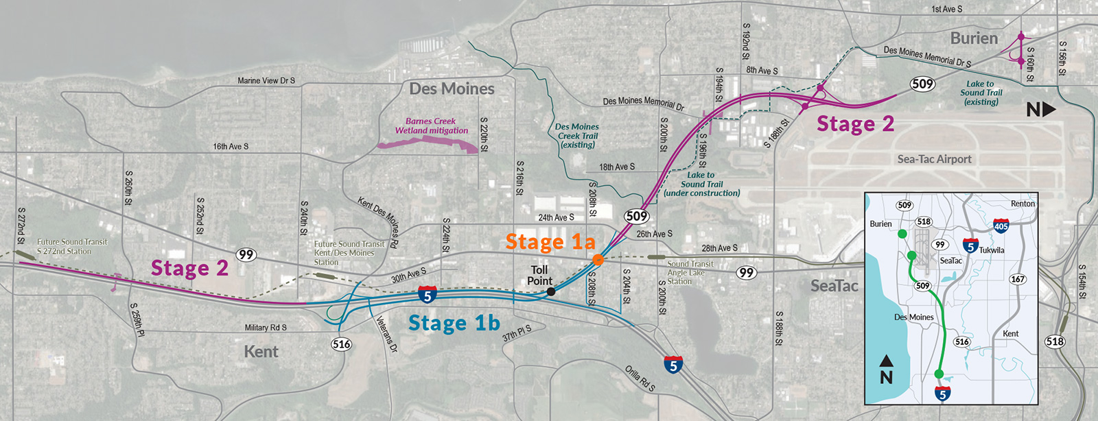 Spring 2022 SR 509 Completion Project Online Open House Project 